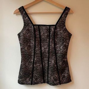 Y2K Lace Corset Style Top